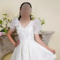 لباس مجلسی دخترانه سفید