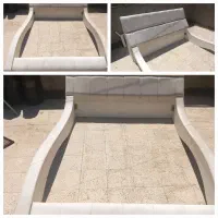 تخت دو نفره بدون تشک