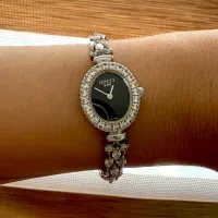 ساعت مچی زنانه گوچی فول نگین موتور سوییس
