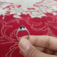 انگشتر نقره عقیق  سنگ اصل فروش فوری