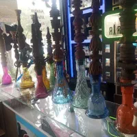 قلیون چوبی و برنجی