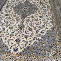 فرش دستبافت کاشان ۱۲متری سالم پلاک دار