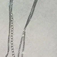 زنجیر نقره و انگشتر نقره