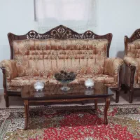 مبل سلطنتی ۹نفری کاملا سالم بدون جلو مبلی