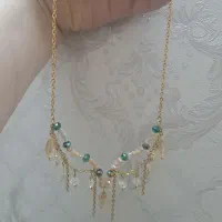 گردنبند و گوشواره دست ساز