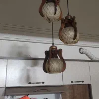 لوستر چوبی آشپزخانه