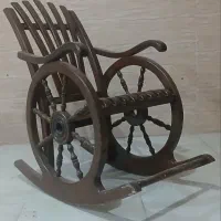 صندلی راکی برای باغ چوب راش