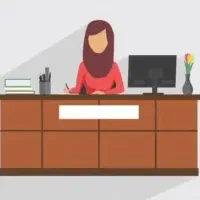 منشی و اپراتور مطب زیبایی