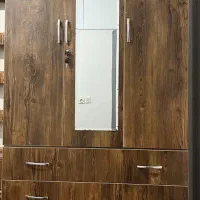سرویس چوب سه تکه با تشک دو نفره ( سرویس خواب )