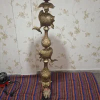 قلیان زنی تنه 1.5 متری برنج