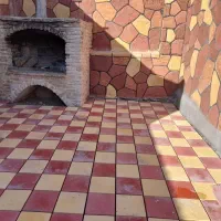 موزاییک پلیمری و قطعات بتنی