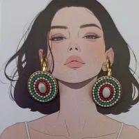 گوشواره|بدلیجات|رشت, رودبارتان|دیوار