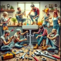 تاسیسات نصب شیرآلات پرده لباسشویی لوستر کل فاز ها
