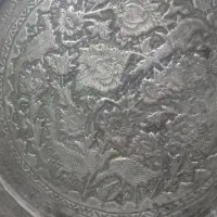 سینی مسی قدیمی پنجاه سانتی وزنش 2100