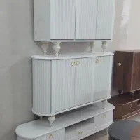 کنسول آینه‌ میزتلوزیونTV دراور جاکفشی