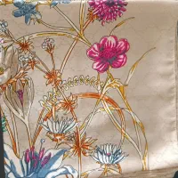 روسری مجلسی ابریشم ژاکارد