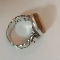 انگشتر عقیق دست ساز