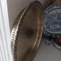 سینی برنجی دور توری طلایی آمریکایی