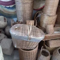 سبد پیک نیک حصیری