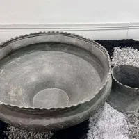 تشت مسی یزدی مشربه یزدی