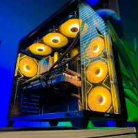 سیستم گیمینگ اقتصادی با واترکولینگ LCD دار