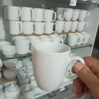 ماگ چینی سفید هر عدد فقط ۵۵ تومان،