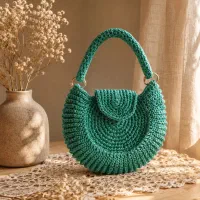 کیف مکرومه بافی شیک