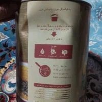 یه روغن لادن 2/7کیلویی و 7کیلو برنج و 5بسته لپه