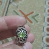 انگشتر زبرجد افغانستان رکاب کاردست استاد صدوقی