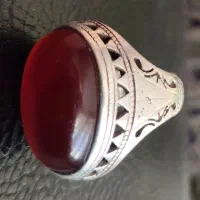 عقیق سرخ قواره دار یمنی