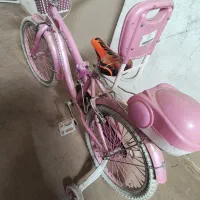 دوچرخه سایز ۲۰صورتی دخترانه