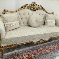 مبل سلطنتی مدل چستر ۸ نفره با غذاخوری ۸ نفره