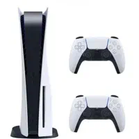 ps5فت دیسک خور ۲ دسته تمیز