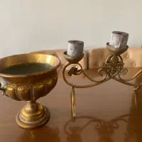 گلدان و شمعدان