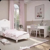 تخت یکنفره و میز تحریر
