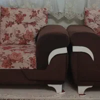 مبل 7 نفره با میز و گل میز