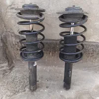 کمک فنر جلو پژو 206 چپ و راست با فنر و توپی سرکمک