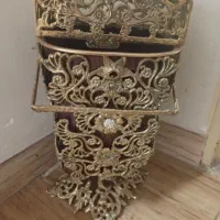سطل و جای دستمال کاغذی برنز