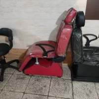 صندلی آرایشگاه و استاد کار