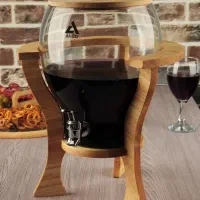 کلمن چوبی شیشه ای