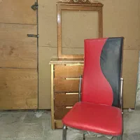 دراور ۴ کشو وصندلی فلزی