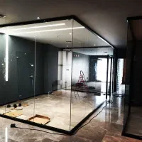 شیشه سکوریت پارتیشن اداری پنجره آلمینیوم upvc نصب