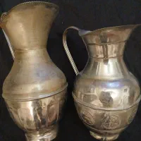 ۲ عدد پارچ برنجی قدیمی