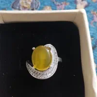 انگشتر عقیق شرف شمس فاخر زنانه