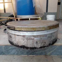 نیم دیگ و شعله گاز