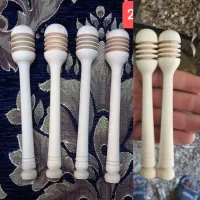 قاشق عسل چوب سفید و چوب جنگلی