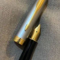خودنویس پارکر سونت استیل گیره طلا