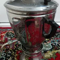 سماور گازی قدیمی ورق کلفت ۶لیتری