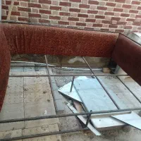 تخت سنتی حیاط