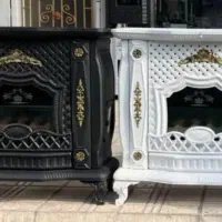 بخاری گازی حصیری۳۸/۳۲/۳۶هزار/۱۷شومینه ای/پایه مبله